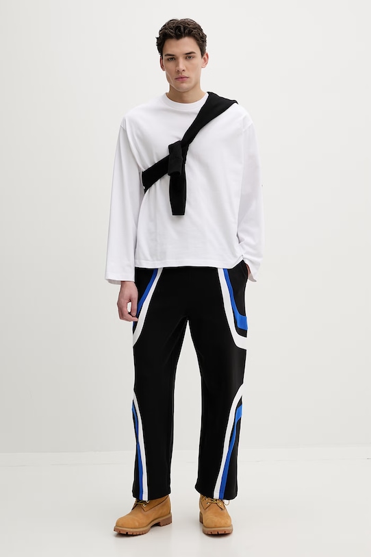 Donji dio trenirke Hugo Blue Nalotron 50553123 crna SS26