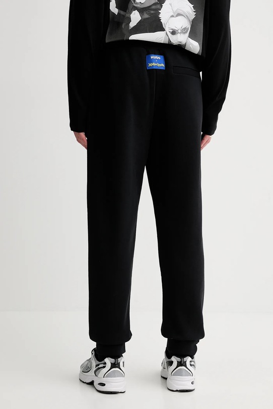 Odzież Hugo Blue spodnie dresowe bawełniane HUGO x Jujutsu Kaisen 50554831 czarny