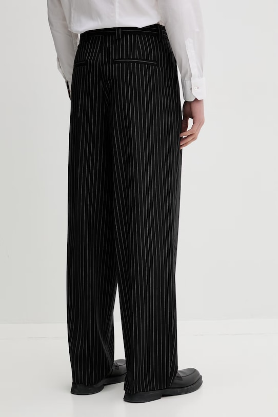 Oblečenie Nohavice s prímesou vlny HUGO Fedix251 50554660 čierna