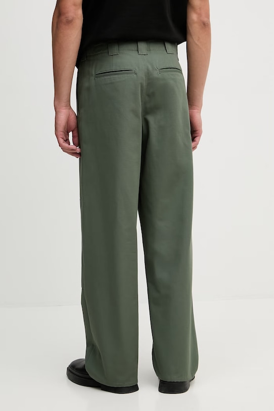 Odzież Kenzo spodnie bawełniane FG55PA2079OT zielony