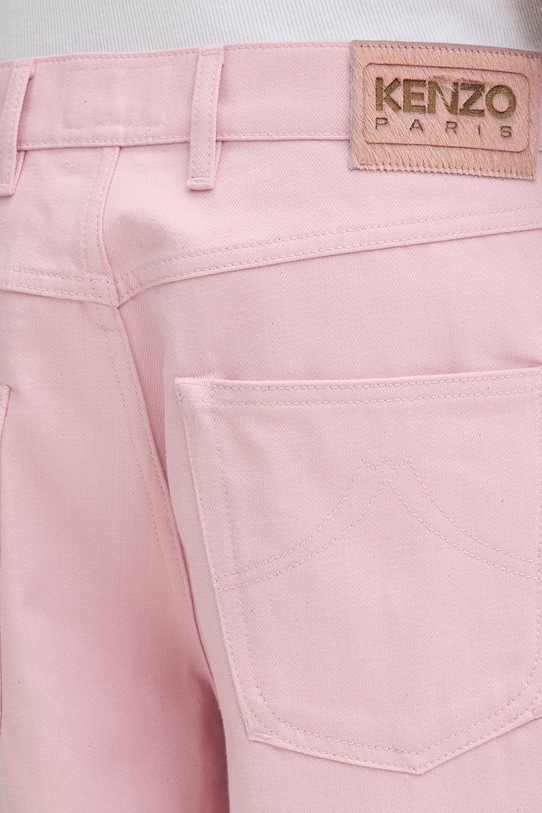 Kenzo jeansy męskie różowy FG55DP4246M0