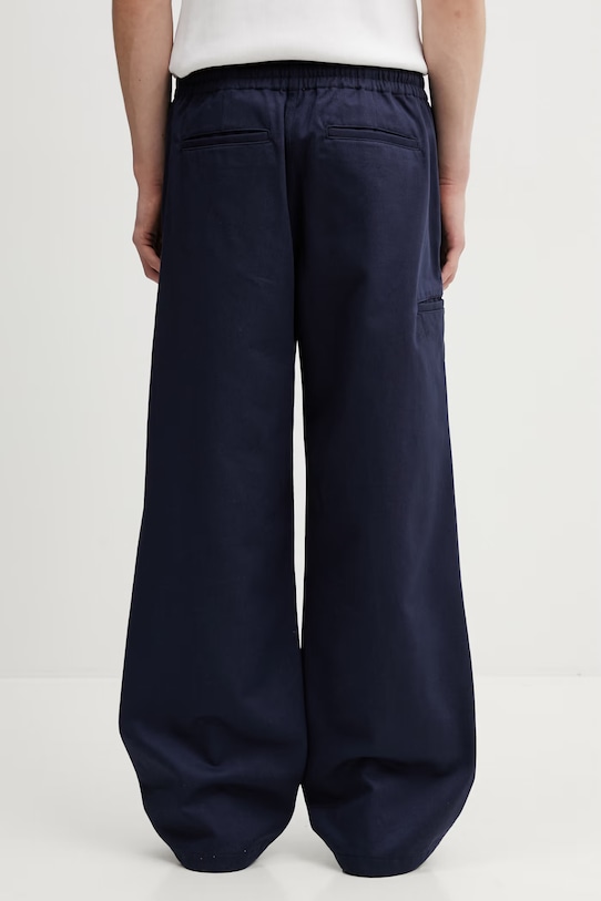 Odzież Kenzo spodnie bawełniane FG55PA5089OD granatowy
