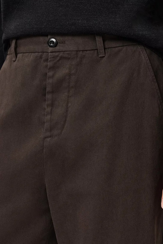 Odzież AllSaints spodnie bawełniane M026TD brązowy