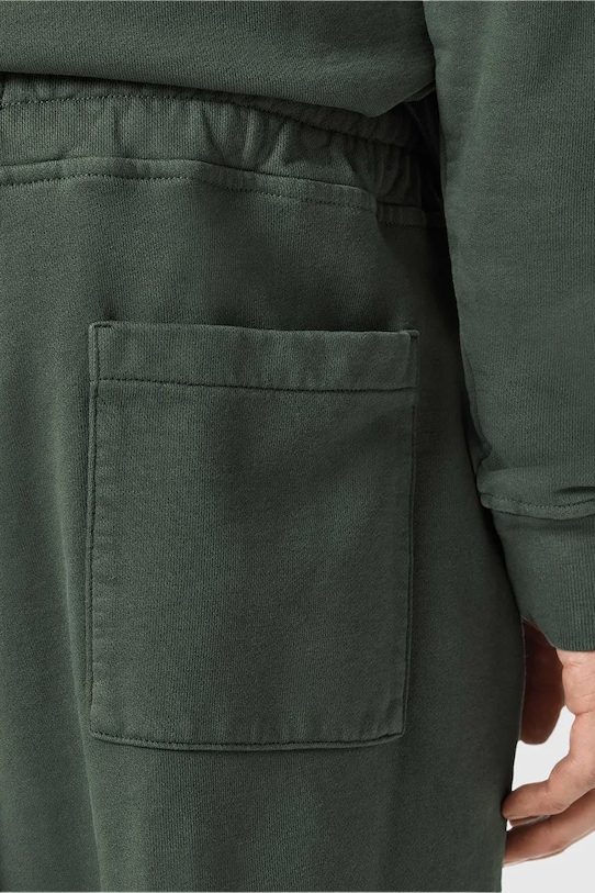 Odzież AllSaints spodnie dresowe bawełniane M034TD zielony