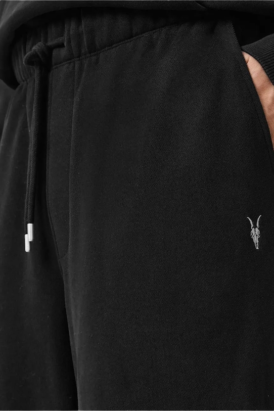 Одяг Бавовняні спортивні штани AllSaints M032TD чорний
