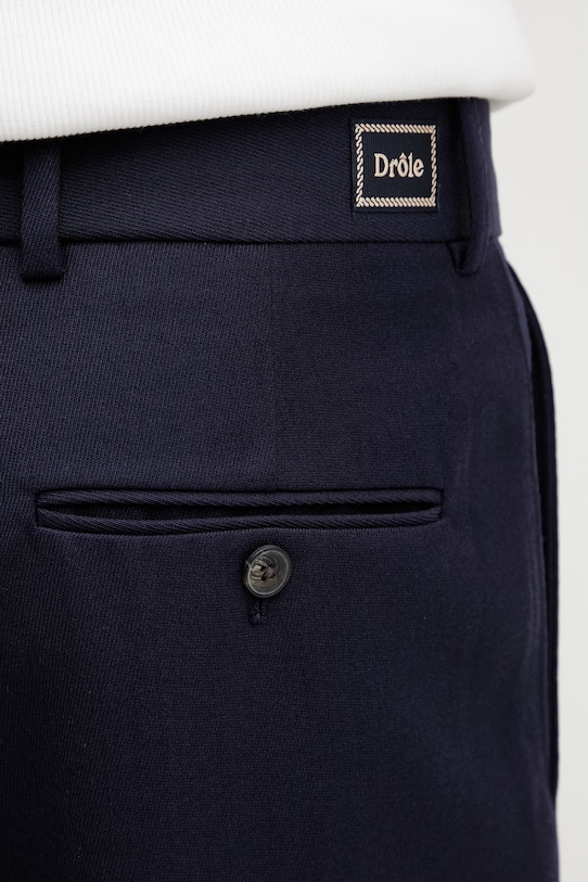 Drôle de Monsieur штани чоловічі з додаванням вовни темно-синій K.BP192.PL144.NY