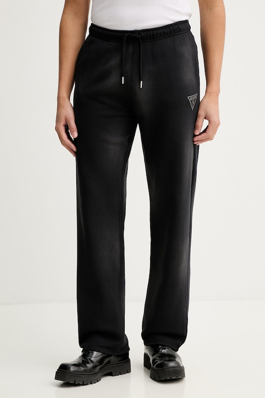 Guess Originals spodnie dresowe bawełniane bawełna czarny M6RB66.KCPR1