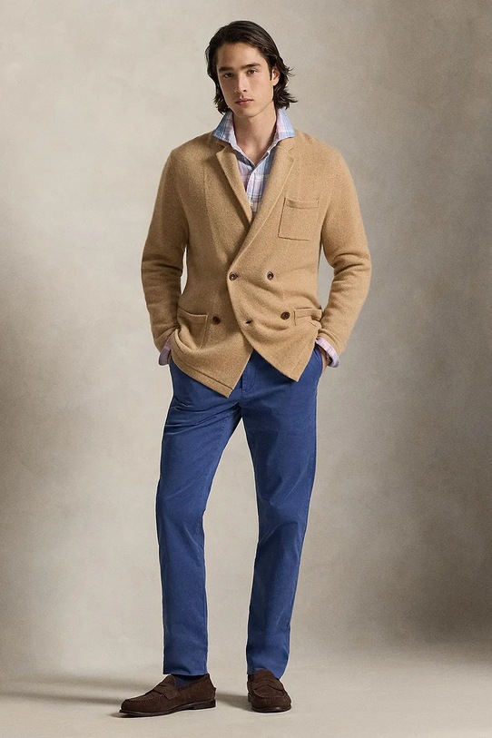 Polo Ralph Lauren spodnie 710979503 granatowy SS26