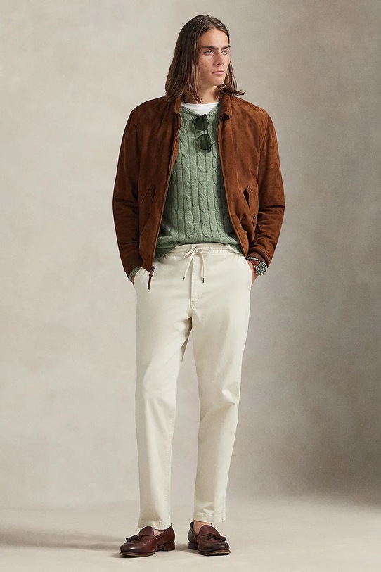 Polo Ralph Lauren spodnie 710980766 beżowy SS26