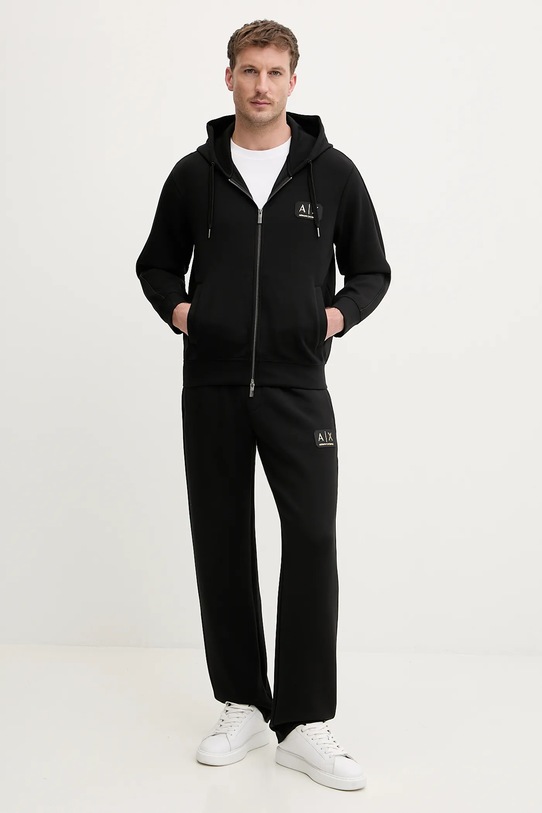 Armani Exchange spodnie dresowe XM001774.AF19936 czarny SS26