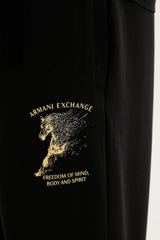 Armani Exchange spodnie dresowe XM001997.AF10818 czarny