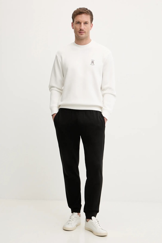 Armani Exchange spodnie dresowe bawełniane XM002227.AF10830 czarny SS26