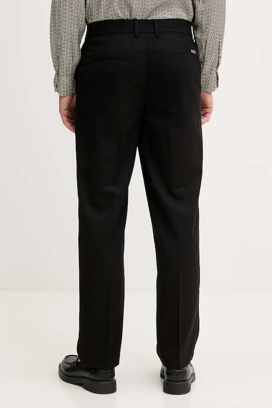 Odzież Armani Exchange spodnie z domieszką wełny XM001816.AF21302 czarny