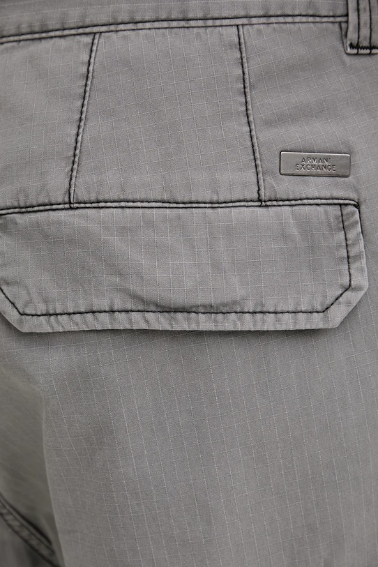Armani Exchange spodnie bawełniane szary XM001828.AF18577