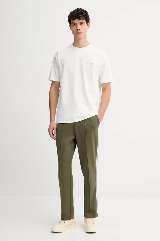 Marc O'Polo spodnie dresowe 5000007721 zielony SS26