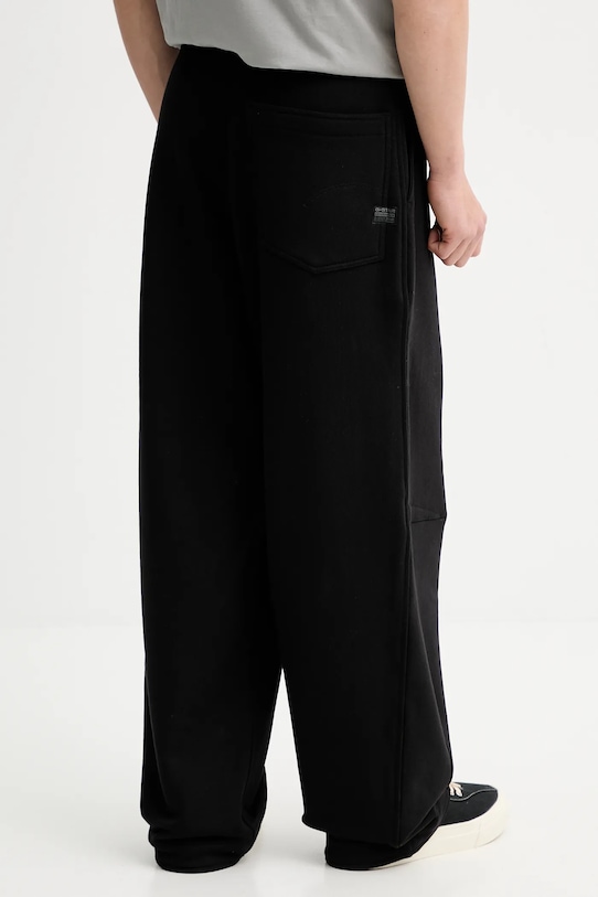 Odzież G-Star spodnie dresowe bawełniane D27157.D395 czarny
