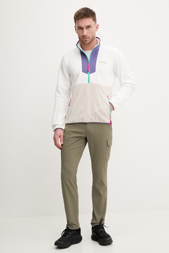 Columbia spodnie sportowe Tech Trail 2120213 zielony SS26