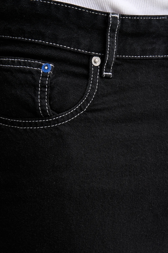 Karl Lagerfeld Jeans spodnie bawełniane czarny B1M10025