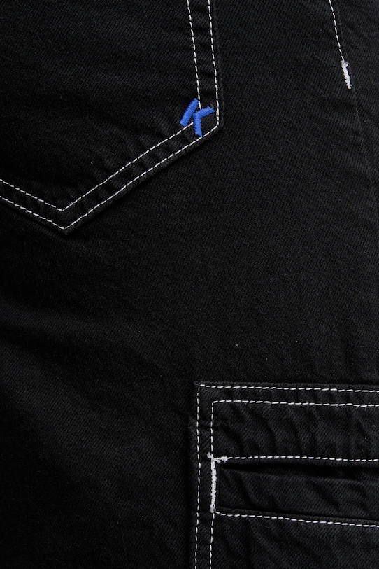 Karl Lagerfeld Jeans spodnie bawełniane B1M10025 czarny