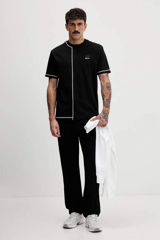 Karl Lagerfeld Jeans spodnie B1M10031 czarny SS26