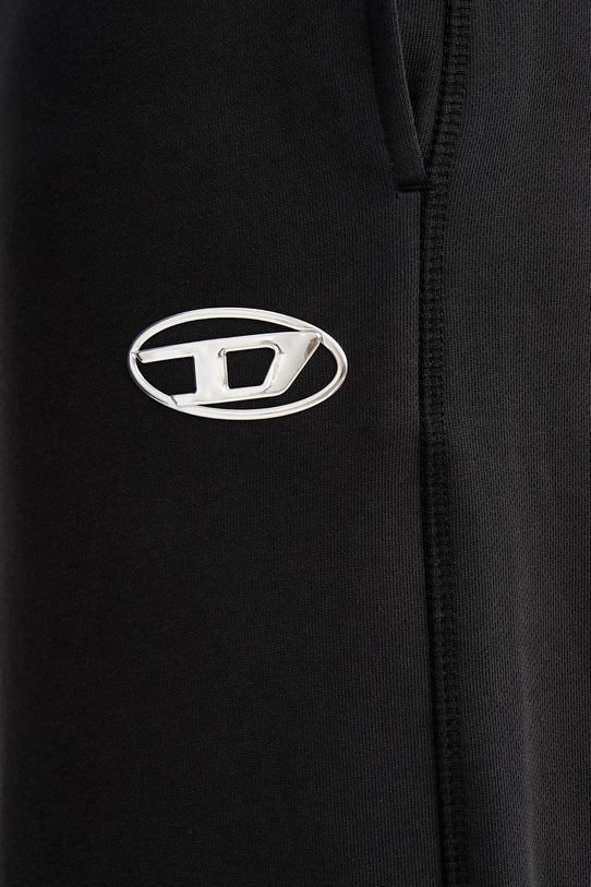 Diesel spodnie dresowe bawełniane P-MARKY-IOD czarny A21794.0BKBW