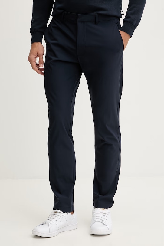 EA7 Emporio Armani spodnie z elastanem granatowy AF14589.7M000509