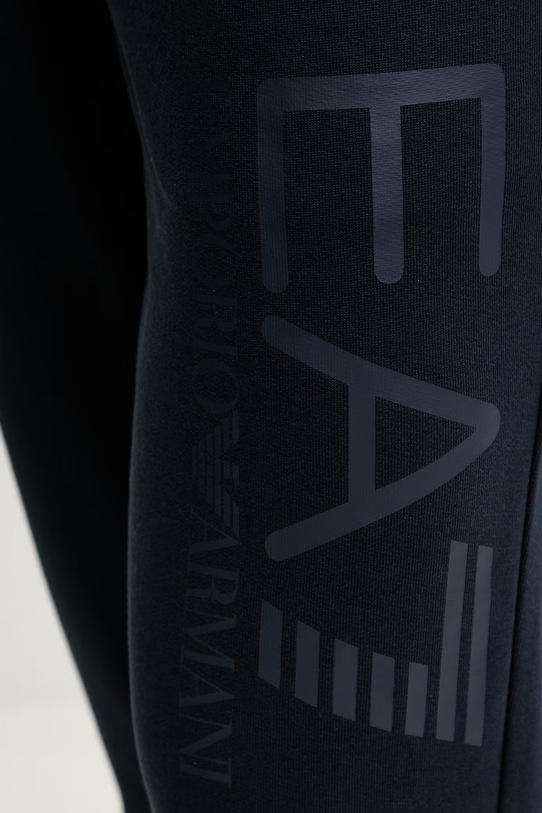 EA7 Emporio Armani spodnie dresowe bawełniane granatowy AF22266.7M001415