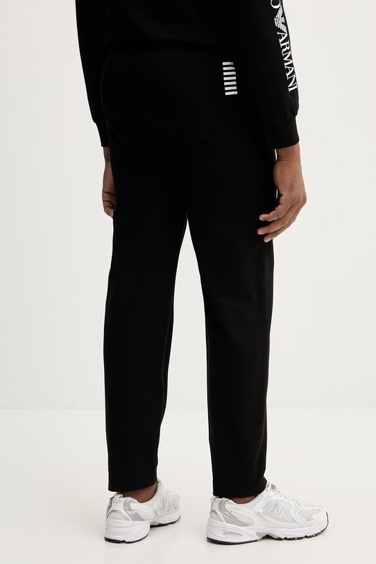 Odzież EA7 Emporio Armani spodnie dresowe bawełniane PJVRZ.8NPP65 czarny