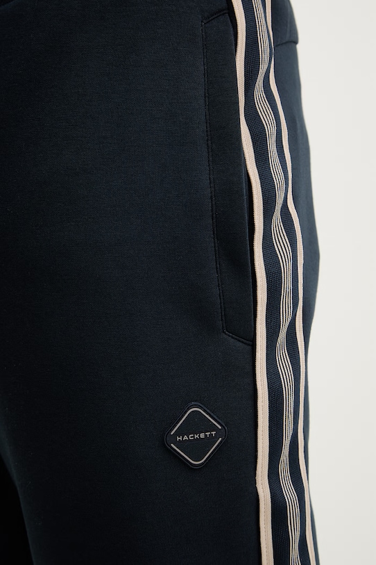 Hackett London spodnie dresowe HM5800082 granatowy