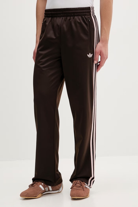 adidas Originals spodnie dresowe Firebird dzianina brązowy KD8321