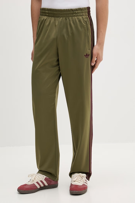adidas Originals spodnie dresowe Firebird dzianina zielony KE1649