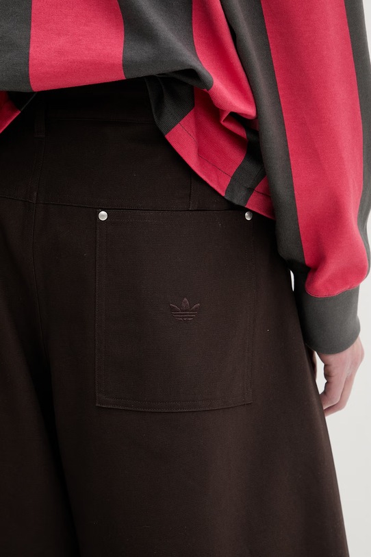 adidas Originals spodnie KG6442 brązowy