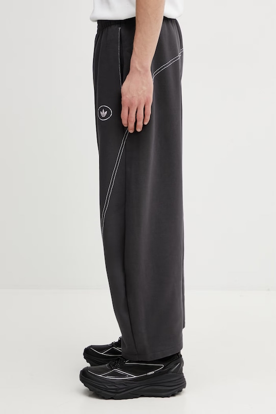 adidas Originals pantaloni tuta semplice grigio KG6456