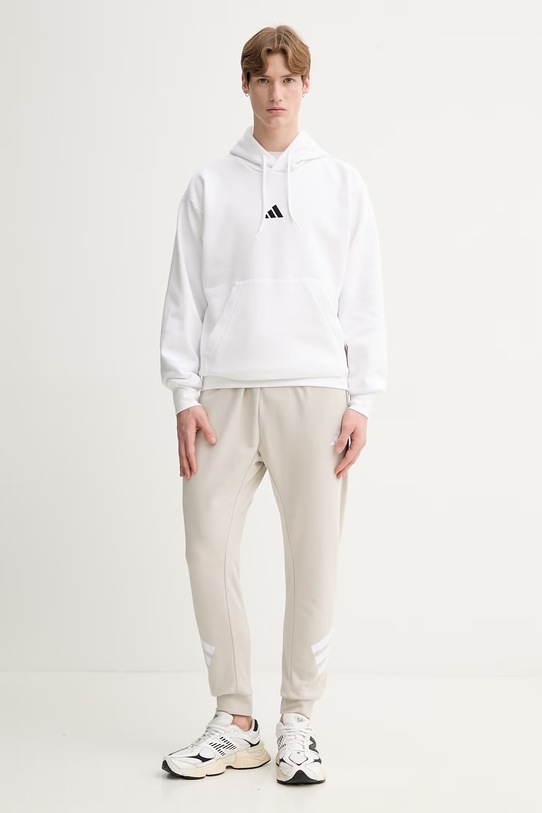 adidas spodnie dresowe KS3020 beżowy SS26