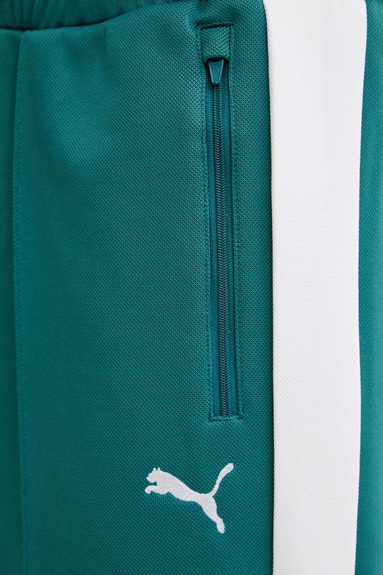 Puma spodnie dresowe męskie Always on turkusowy 629589