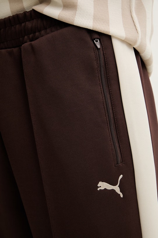 Puma spodnie dresowe męskie Always on brązowy 629589