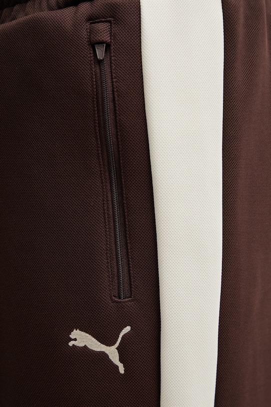 Puma Always on spodnie dresowe męskie brązowy 629589