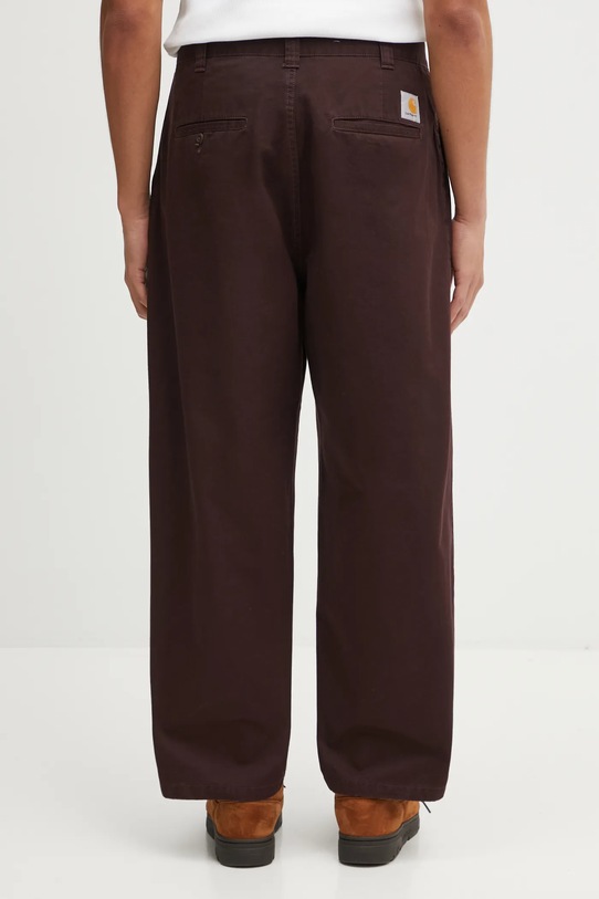 Ρούχα Βαμβακερό παντελόνι Carhartt WIP Merrick Pant I033759.33H06 καφέ