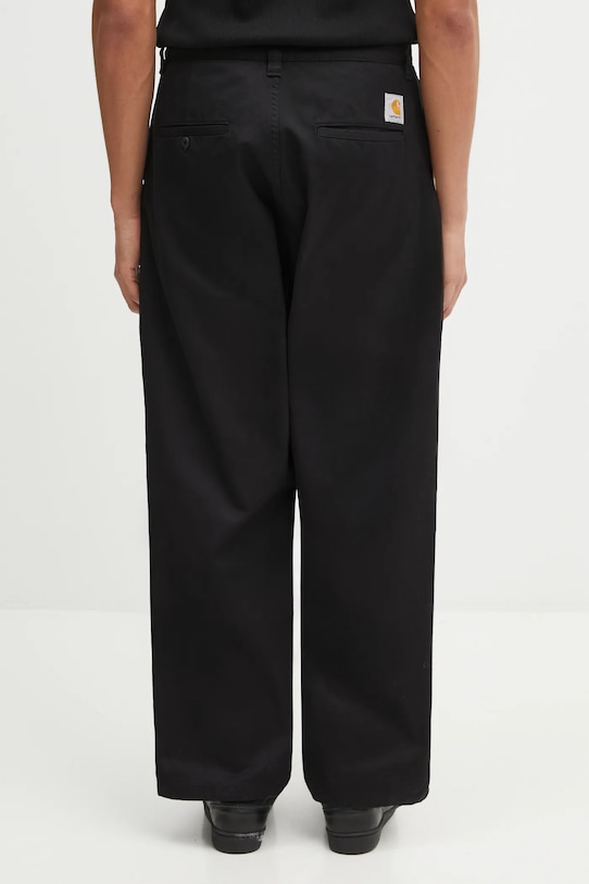 Odzież Carhartt WIP spodnie bawełniane Brady Pant I036312.8902 czarny