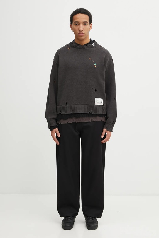 Carhartt WIP spodnie bawełniane Brady Pant I036312.8902 czarny