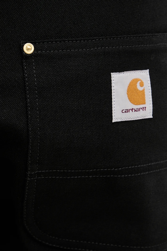 Carhartt WIP pantaloni in cotone Double Knee Pant nero I036274.8901