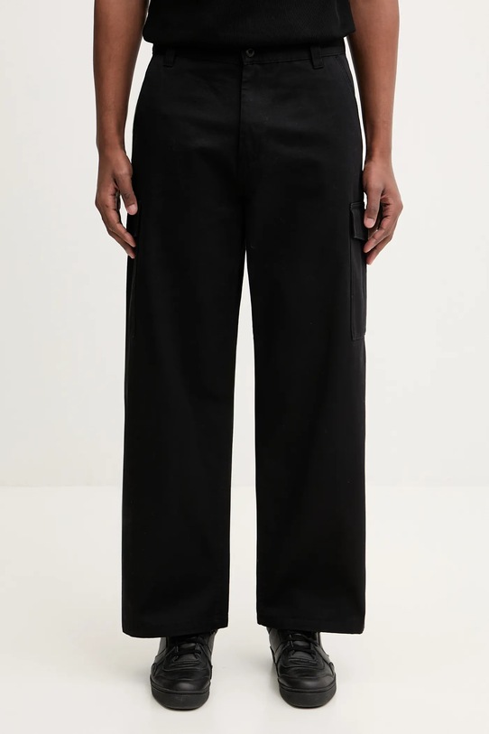 Carhartt WIP pantaloni in cotone Brady Cargo Pant cargo nero I036313.8902