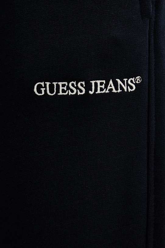 Guess Jeans spodnie dresowe bawełniane M6RB70.KCPR1 granatowy
