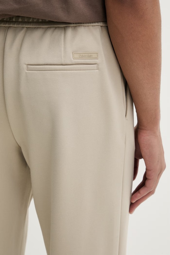 Calvin Klein Παντελόνι Ανδρικό με βισκόζη μπεζ LV04LF607G