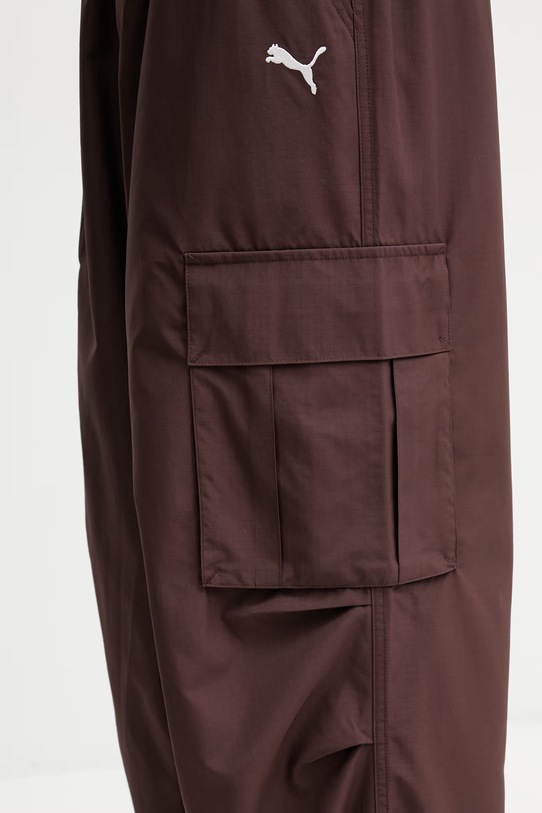 Puma Future spodnie dresowe męskie brązowy 633033