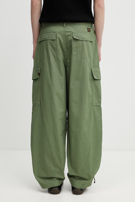 Odzież Alpha Industries Ripstop Cargo Pant spodnie cargo bawełniane męskie 258200 zielony