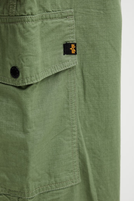 Alpha Industries pantaloni cargo pentru bărbați, din bumbac Ripstop Cargo Pant verde 258200