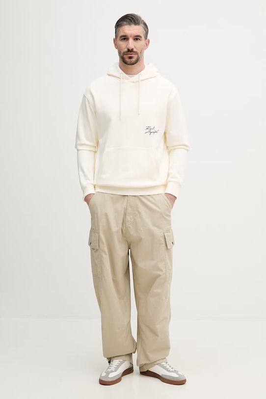 Alpha Industries pantaloni cargo da uomo in cotone Ripstop Cargo Pant 258200 beige SS26