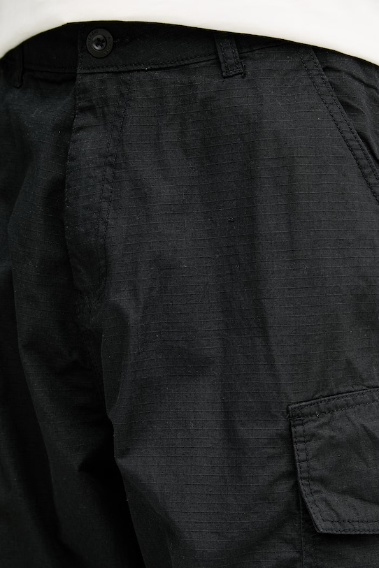 Alpha Industries spodnie cargo męskie bawełniane Ripstop Cargo Pant czarny 258200