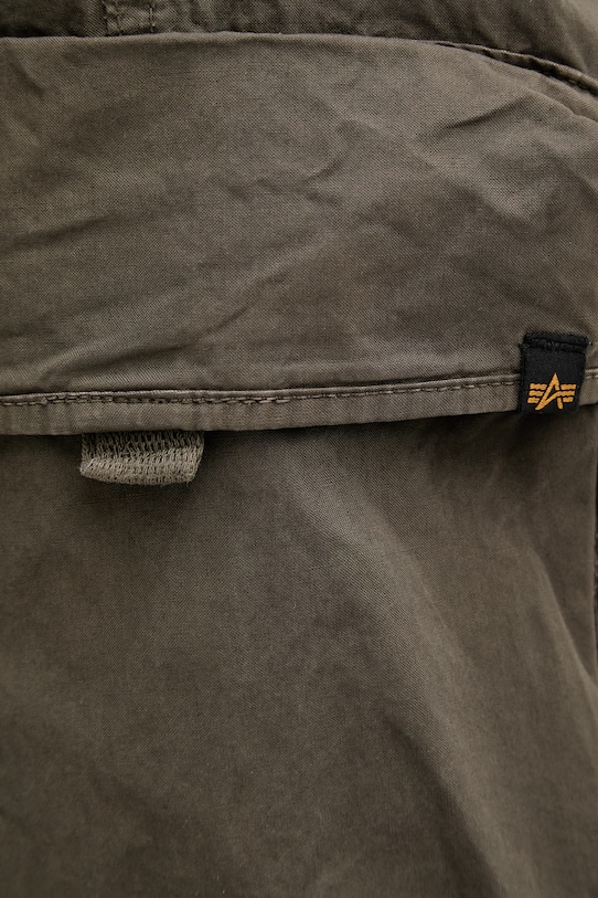 Alpha Industries spodnie męskie bawełniane Division Pant zielony 266203